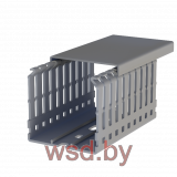 Перфокороб KKD 6060, органайзер для шкафов, 60x60х2000мм (ШxВхД), RAL 7030, серый
